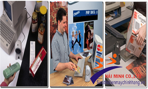 Máy đọc mã vạch được sử dụng phổ biến